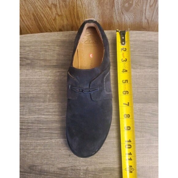 Clarks Artisan Unstructured Un Ava Slip On Loafers Womens Size 9.5 Navy - Picture 10 of 12